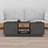 vidaXL Grey Solid Wood Pine Coffee Table