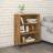vidaXL smoked oak Engineered Wood Organiser Sideboard