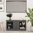 vidaXL 103x36,5x52 massivt fyrretræ TV-bord