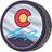 Gabriel Landeskog Colorado Avalanche 2022-23 Reverse Retro Hockey Puck