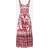 Dolce & Gabbana Calf-length bustier dress in Majolica-print poplin