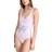 Ganni Graphic Deep Cut One Piece Swimsuit