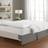 Bed Maker's Tailored Wraparound Sängkappa Silver (190.5x137.2cm)