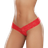 Mapale Ultra-Thin Racy Lace Thong - Red