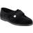Mirak Black Andrea Touch Fastening Slipper