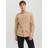 Jack & Jones Slim Fit Hemd Dunkelbeige