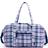 Vera Bradley Women s Recycled Cotton Large Travel Duffel Bag Amethyst Plaid