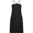 Only Abba Strap Slim Slit Dress - Black