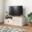 vidaXL VIGO 106 x 40 x 40 cm Massivt Fyrretræ Hvid TV-bord