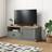 vidaXL VIGO 106 x 40 x 40 cm Massivt Fyrretræ Grå TV-bord