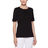 Misook Short Sleeve Knit Tunic - Black