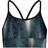 Nike Girl's Dri-FIT Indy Icon Clash Sports Bra - Black