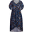 Avenue Val Dress Plus Size - Blue Zebra