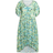 Avenue Val Dress Plus Size - Green Geo