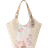 Sakroots Roma Straw Shopper - Petal Pink Flower Blossom