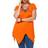 White Mark Fenella Top Plus Size - Orange