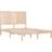vidaXL Solid Pine Sängram 125.5x205.5cm
