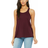 Bella+Canvas Women's 8800 Flowy Racerback Tank - Maroon