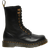 Dr. Martens 1490 Rose Gold Hardware Leather - Black Wanama