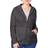 Just My Size Women's Zip-Up Fleece Hoodie Plus Size - Slate Heather