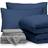 Bare Home Bed-in-A-Bag Bed Linen Blue, Grey (264.2x228.6cm)