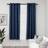 vidaXL Linen-Look Blackout Curtains 2 140x175cm