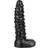 All Black Dark Crystal Dildo, 27 cm
