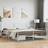 vidaXL Metal Bed Frame with Headboard 180x200 cm