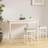 vidaXL White, 110 Solid Wood Pine Dining Table 110cm