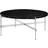 GUBI TS Marble Black Marquina/Polished Steel Coffee Table 80cm