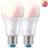 Philips WiZ Smart Colour Bulb E27 8.5W 2-pack