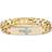 PalmBeach Horizontal Cross Curb-Link Bracelet - Gold/Diamonds