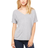 Bella+Canvas Women's 8815 Slouchy V-Neck Tee - Athletic Heather