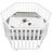Roba 6-Sided Playpen White