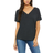 Bella+Canvas Women's 8815 Slouchy V-Neck Tee - Charcoal Black Triblend