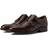 Johnston & Murphy Men's Hawthorn Double Buckle Monk Dress Shoes Mahongany Mahongany