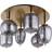 Globo Blacky 6xE14 Mässing Takplafond