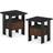 Furinno Andrey Bedside Table 39.4x39.4cm 2pcs