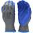 G & F Latex Coated Work Gloves - Ocean Blue