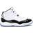 NIKE Air Jordan 11 Retro PS - White/Black/Dark Concord