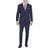 DKNY Men's Modern Fit High Performance Suit Separates Dress Pants - Navy Solid