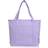 Dalix 20" Solid Color Soft Tote Bag - Lavender