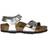 Birkenstock Kid's Rio Birko Flor - Silver/Electric Metallic Silver