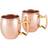 Twine Old Kentucky Home Hammered Moscow Mule Shot Glass 5.9cl 2pcs