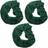 Bottle Green Topkids Accessories - Velvet Scrunchie Scrunchies Hair Band Ponytail Holders Hair