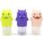 Yumbox Silicone Condiment Squeeze Bottles Funny Monsters 3-pack
