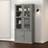 vidaXL Display VIGO 85 x 35 x 170 cm Glass Cabinet