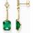Thomas Sabo Heritage green örhängen H2177-971-6