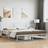 vidaXL Metal Bed Frame with Headboard 200 x 200 cm
