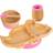 Dinosaur Bamboo Suction Baby Feeding Set 4pc Pink